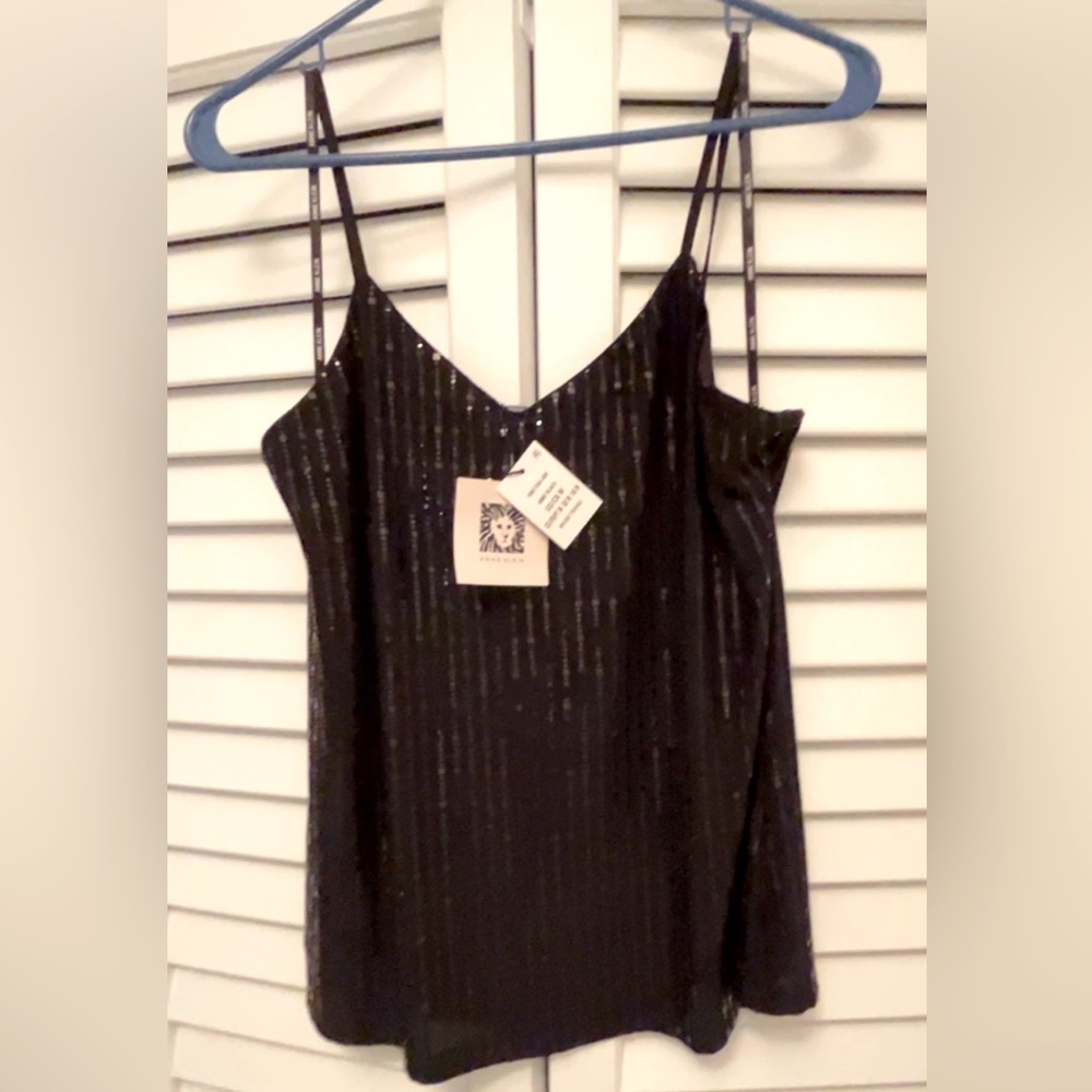 ANNE KLEIN SEQUIN GORGEOUS TOP
